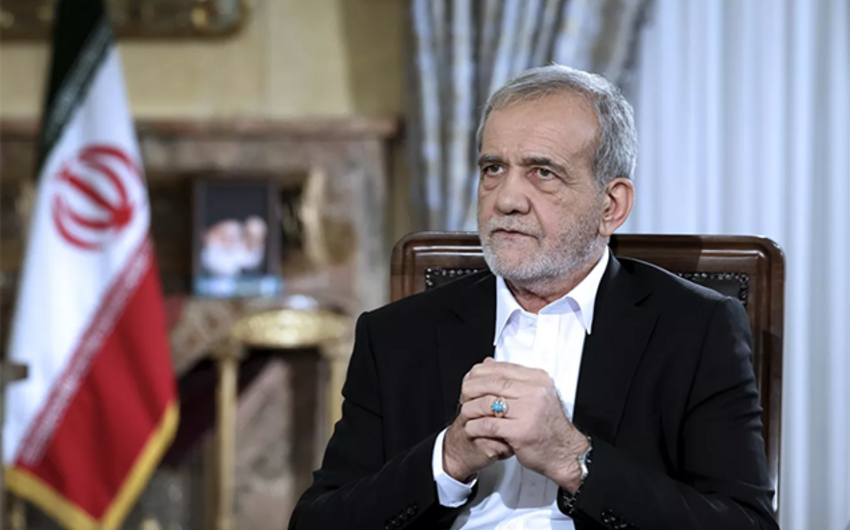 Pezeşkian: ABŞ və İsrail İranla Türkiyənin mövcudluğuna dözə bilmir