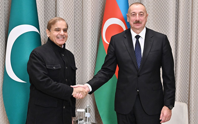 İlham Əliyev Şahbaz Şərifə məktub yazdı