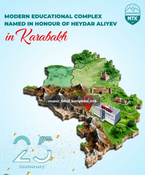 Heydər Əliyev adına Müasir Təhsil Kompleksi Xankəndidə filial açır