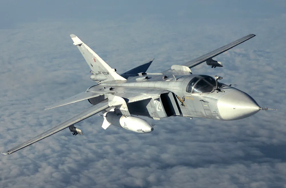 Ukraynada Su-24M qəzaya düşdü, ölənlər var
