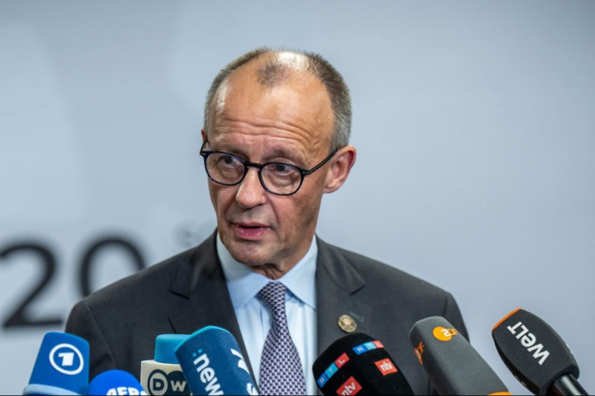 Merz: ABŞ təkbaşına dünyada aparıcı rol oynaya bilməz