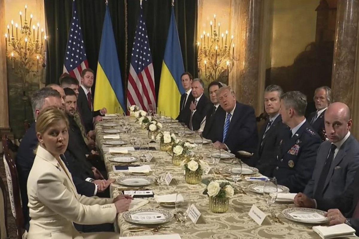 Tramp və Zelenski arasında danışıqlar başa çatıb