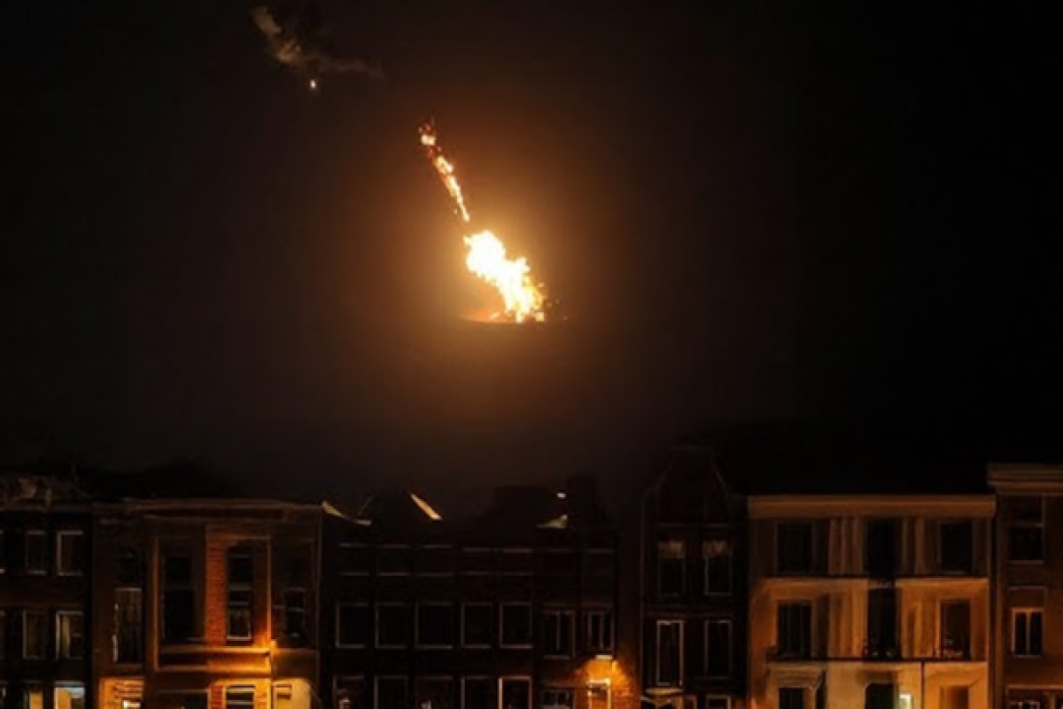 Rusiya Dnepr ərazisinə kütləvi dron hücumu həyata keçirib