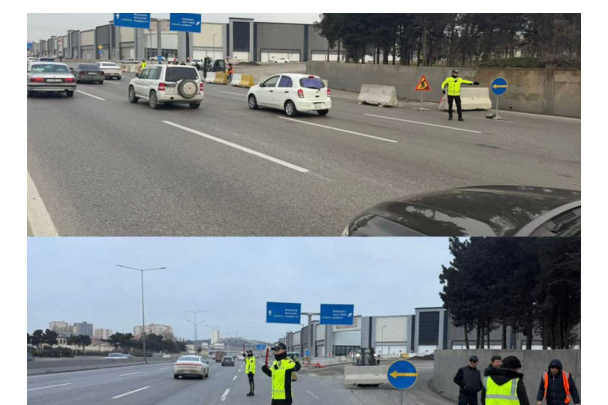 Təmirlə əlaqədar Bakı–Sumqayıt yolunda müvəqqəti məhdudiyyət tətbiq edilib