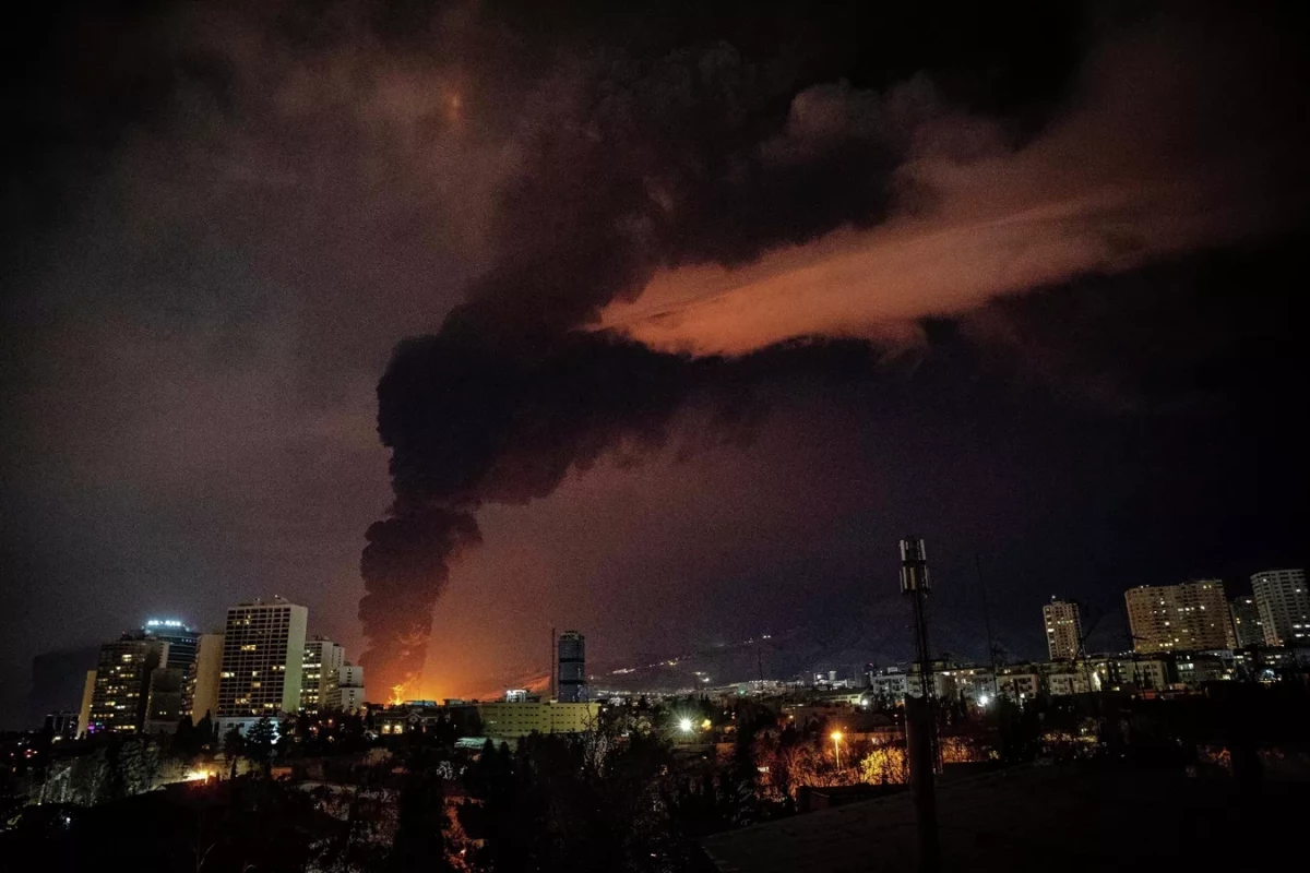 İranın üç şəhərinə hava hücumları təşkil olunub