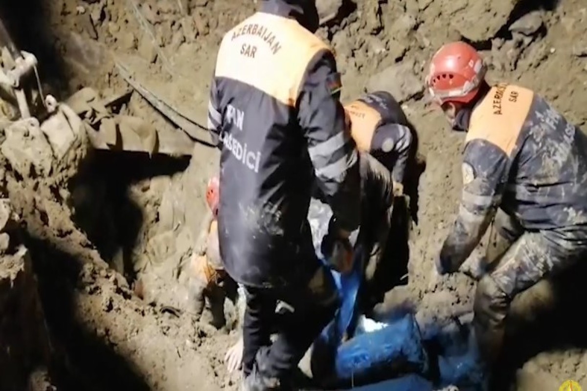 Qaradağda torpaq uçqunu nəticəsində bir nəfər ölüb, bir nəfər xilas edilib