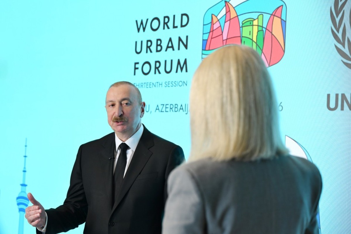 İlham Əliyev: Boru kəmərləri vasitəsilə qaz tədarük etdiyimiz ölkələrin sayına görə dünyada birinci yerdəyik
