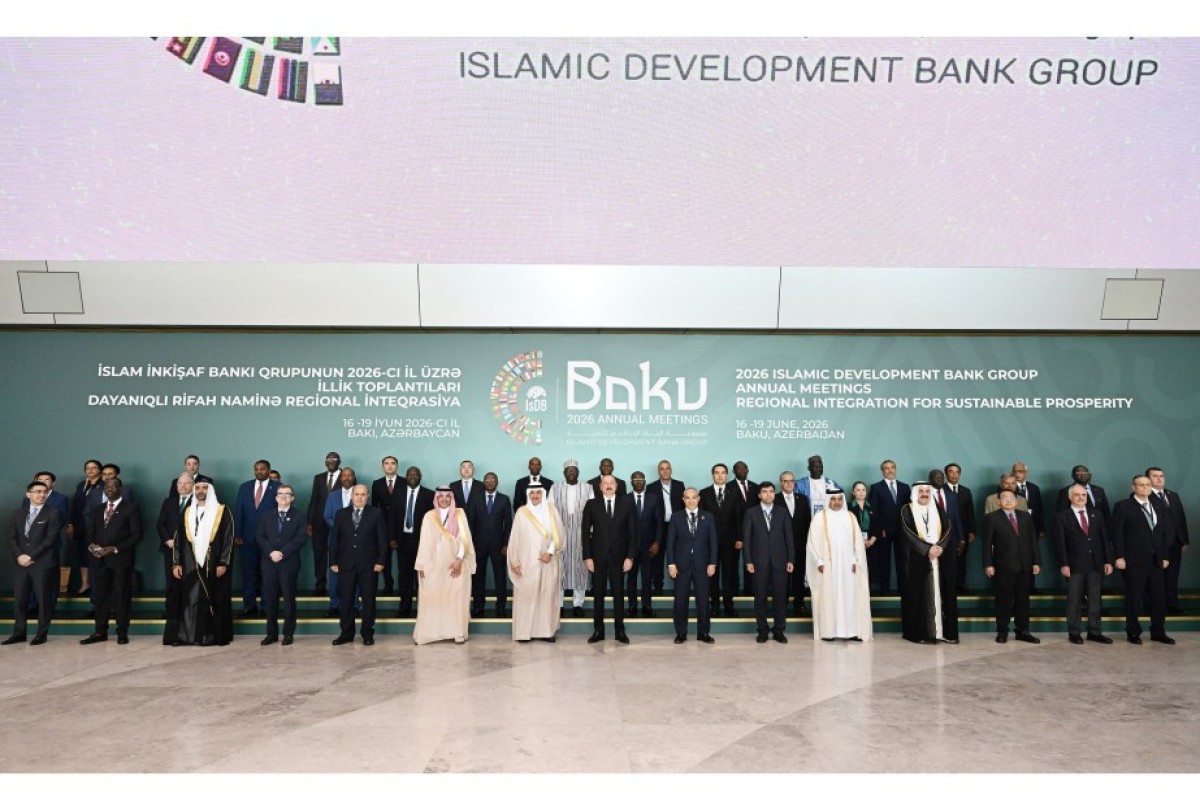 Bakıda İslam İnkişaf Bankı Qrupunun İllik Toplantılarının açılış mərasimi keçirilir, Prezidenti İlham Əliyev tədbirdə iştirak edir