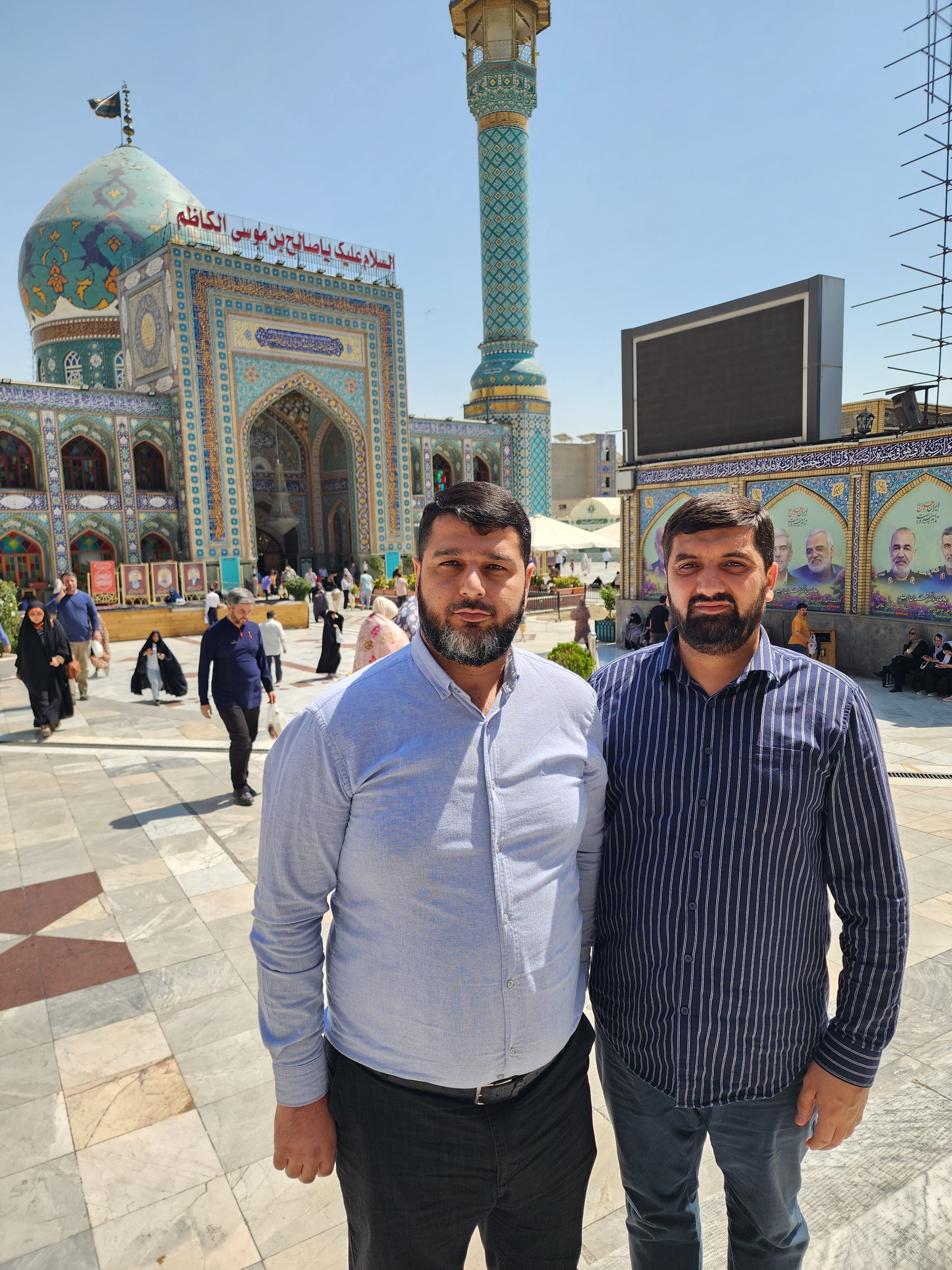 Heydər məscidinin imamları Tehranda müqəddəs ziyarətdə olublar