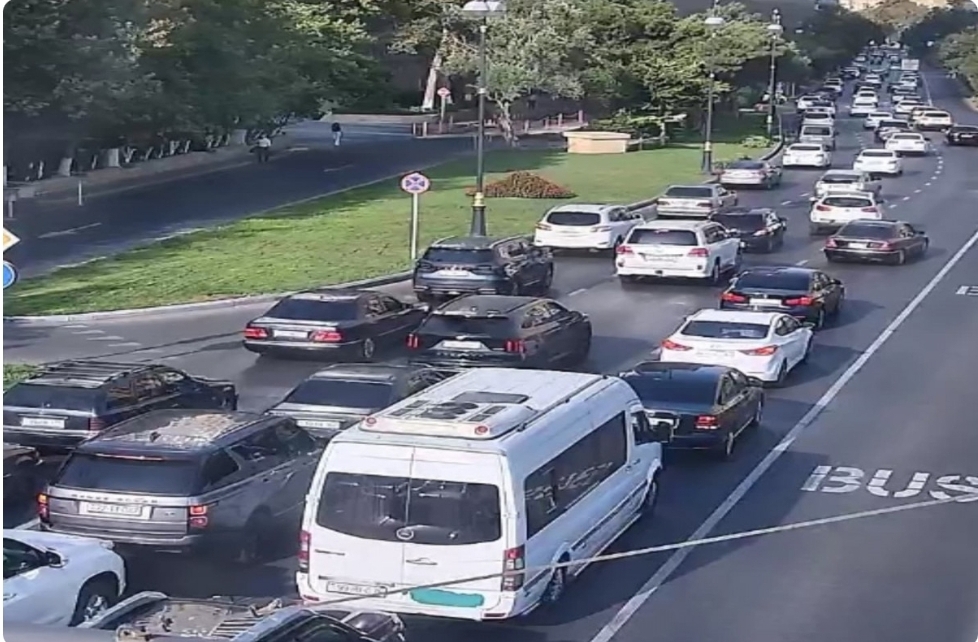 Bakıda sıxlıq olan küçə və prospektlər