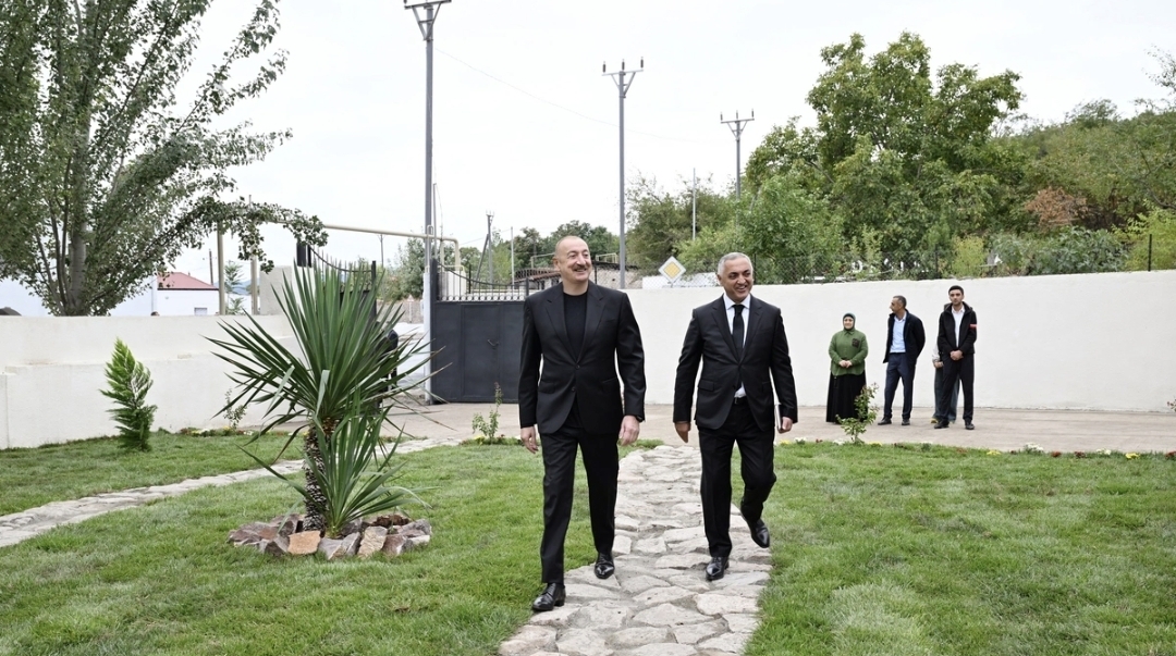 İlham Əliyev Xocalının Daşbulaq kəndində