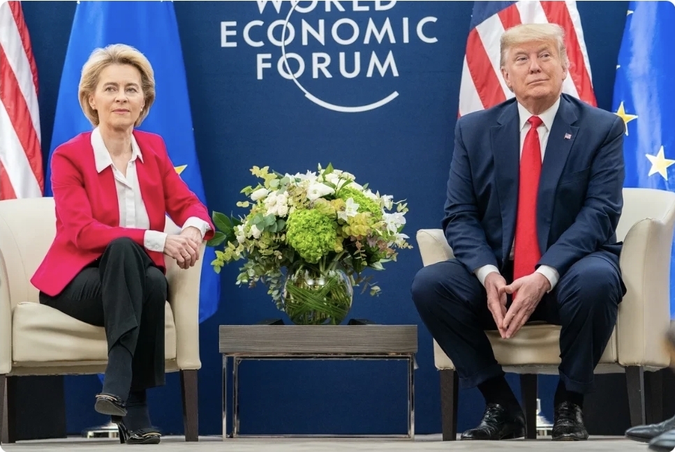 Ursula Fon der Lyayen Dovald Trampla anti-Rusiya sanksiyalarını müzakirə edib