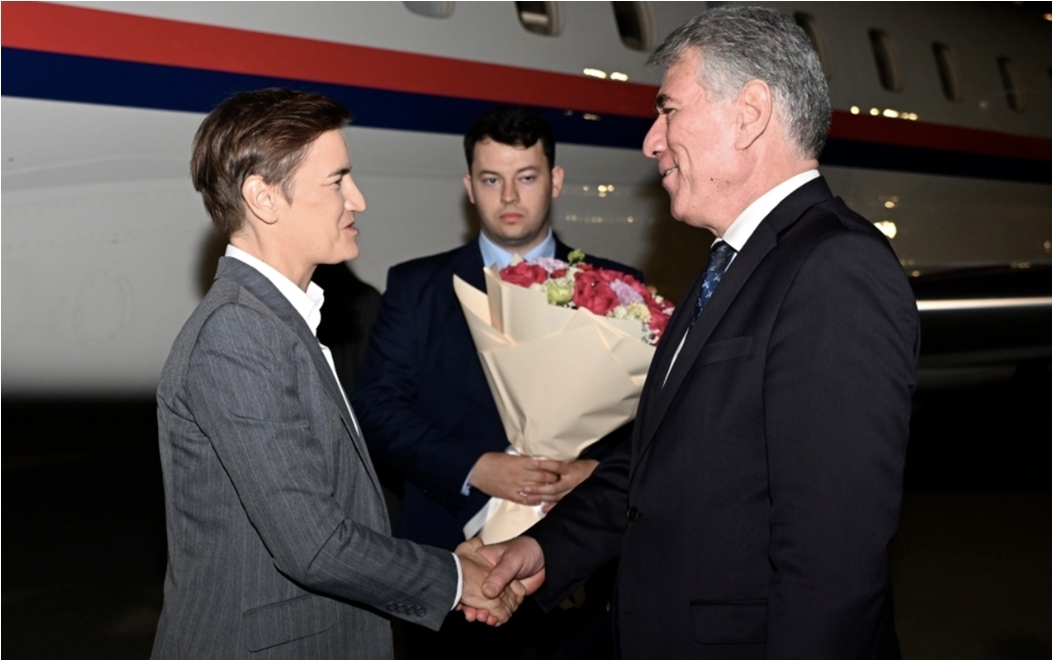 Ana Brnabiç Azərbaycana rəsmi səfərə gəldi