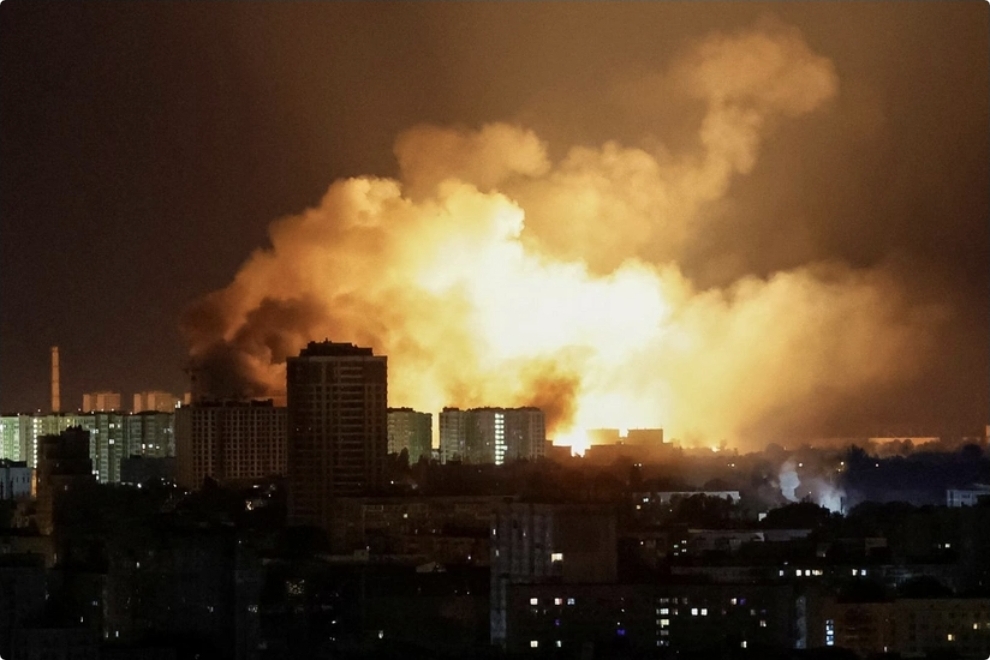 Ukrayna raket zərbələrinə məruz qalıb, xəsarət alanlar var