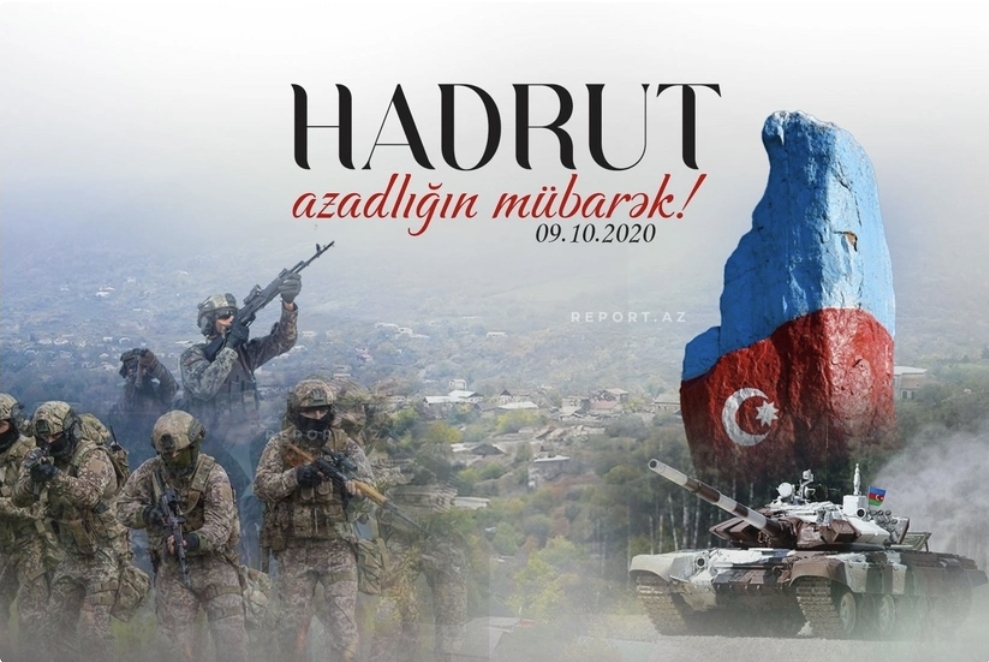 Hadrutun işğaldan azad olunmasından 5 il ötür