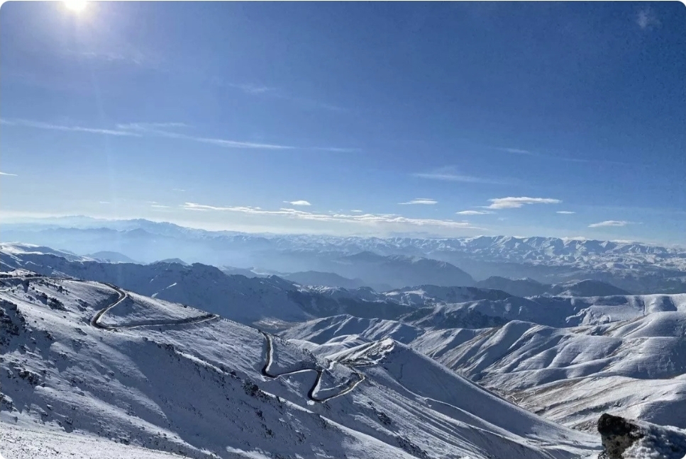 Şahdağ və Kəlbəcərə qar yağıb