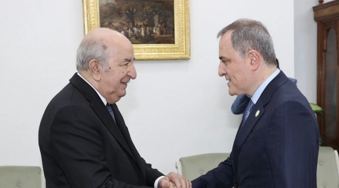 Əlcəzair Prezidenti Əbdülməcid Tebbune nazir Ceyhun Bayramovu qəbul edib