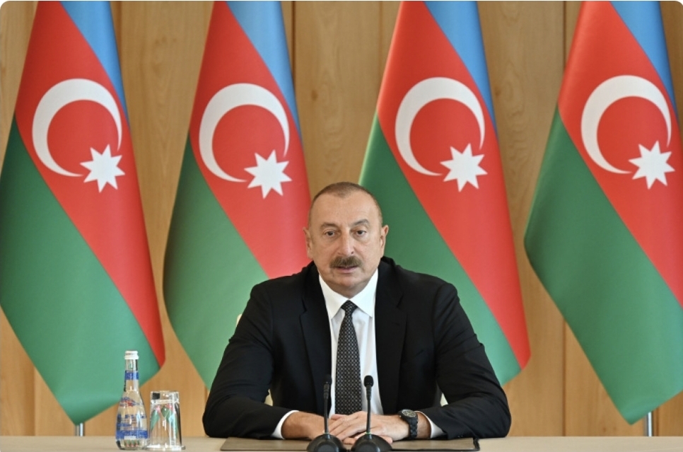 Azərbaycan Prezidenti: Nəqliyyat xətlərinin təhlükəsizliyi sahəsində əməkdaşlığımız qardaş dövlətlərin iqtisadi inkişafının zəmanətidir