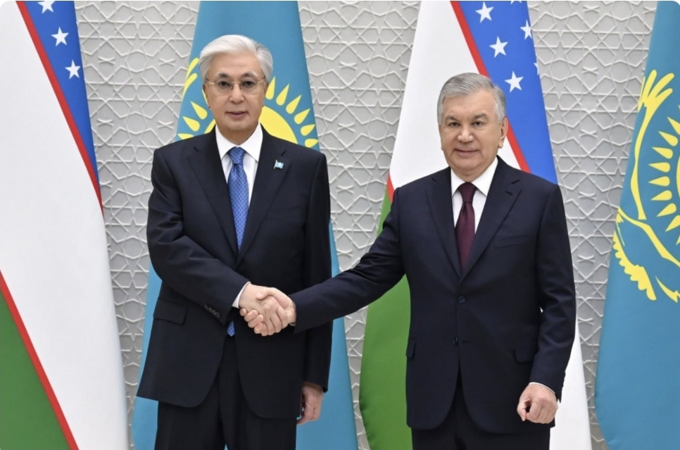 Qazaxıstan və Özbəkistan prezidentləri Daşkənddə görüşüb