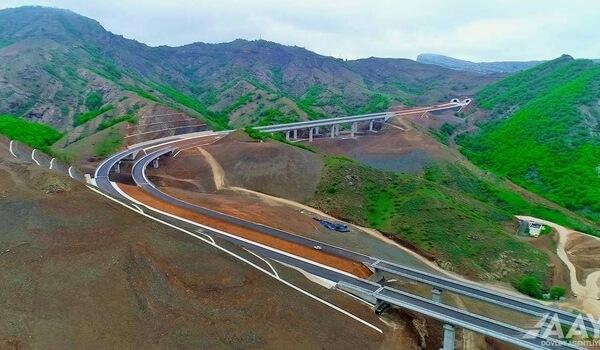 Qarabağdakı ödənişli yoldan möhtəşəm görüntü