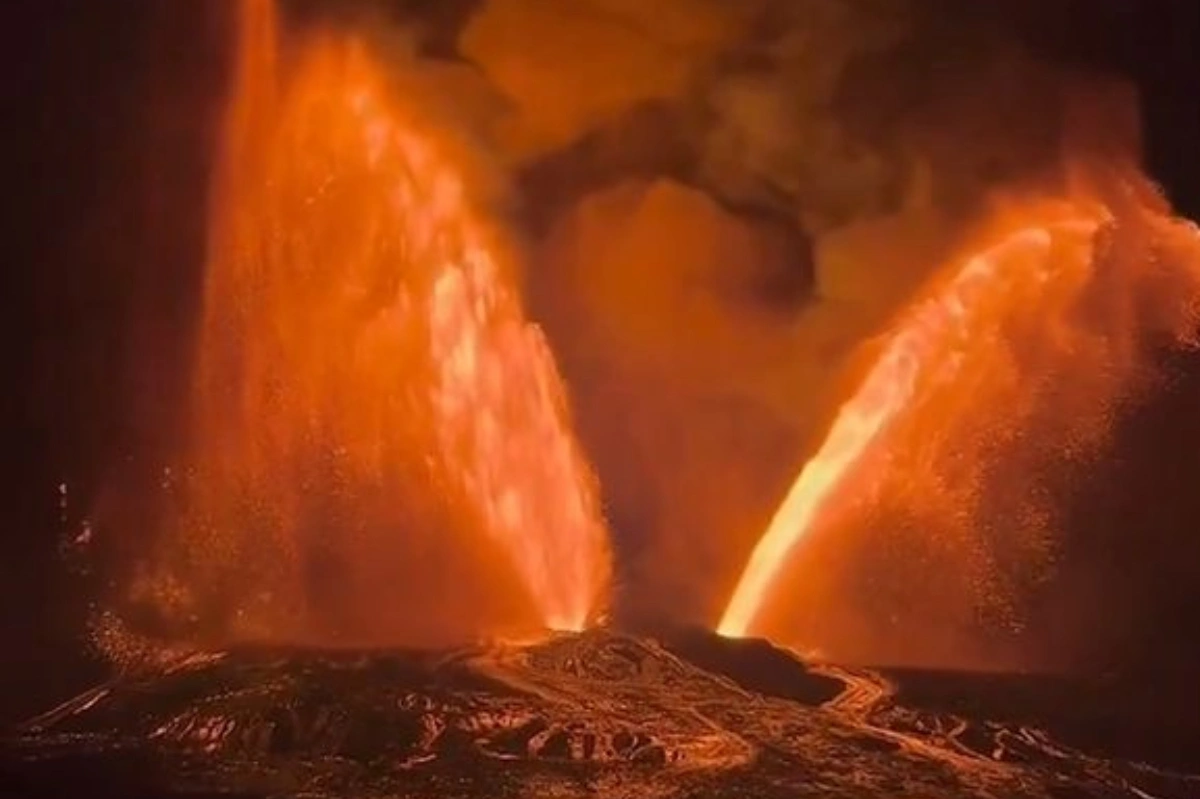 Kilauea vulkanında NADİR HADİSƏ