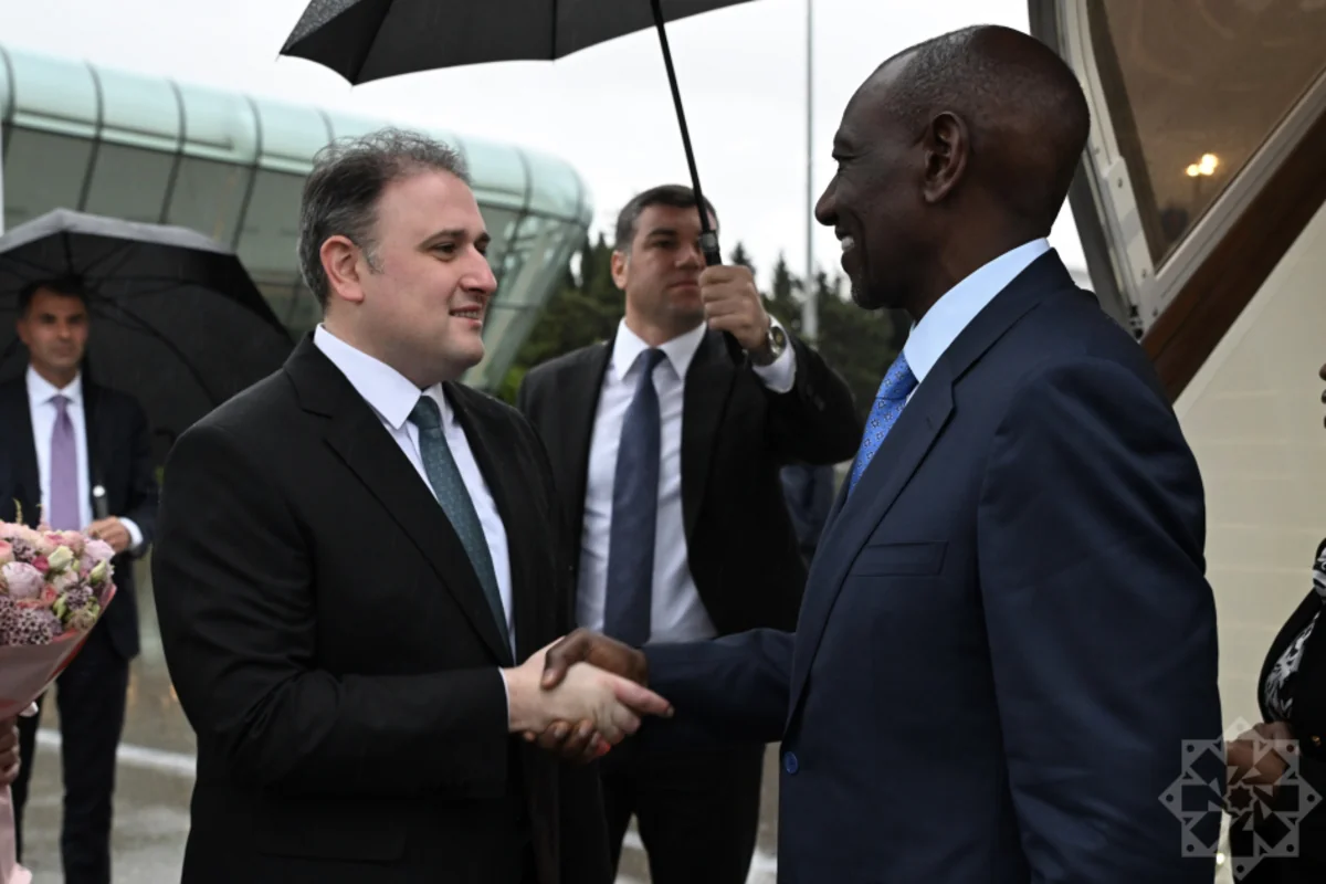 Keniyanın prezidenti Azərbaycana səfərə gəlib
