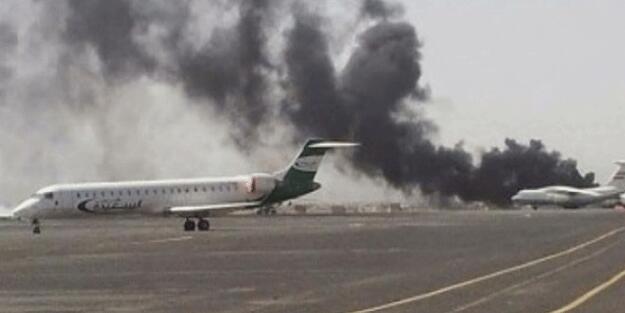 İranın Ər-Riyadı ballistik raketlə vurma anı