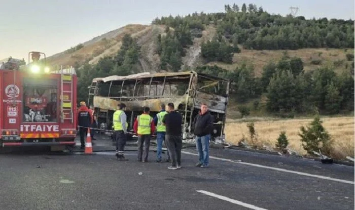 Türkiyədə sərnişin avtobusu aşdı: 41 nəfər..