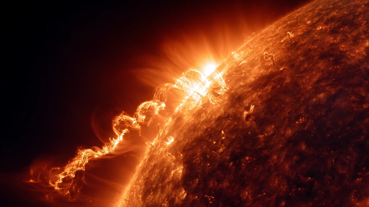 Tac dəliyindən gələn Günəş küləyi Yerə çatıb