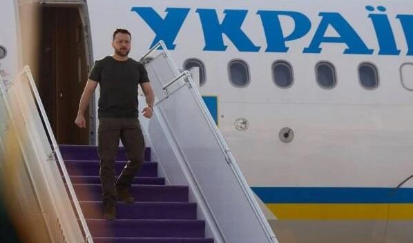 Zelenski Almaniyaya getdi